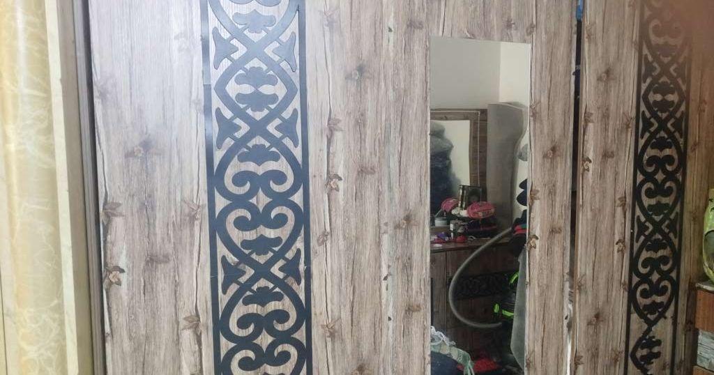 سرير مزدوج مع