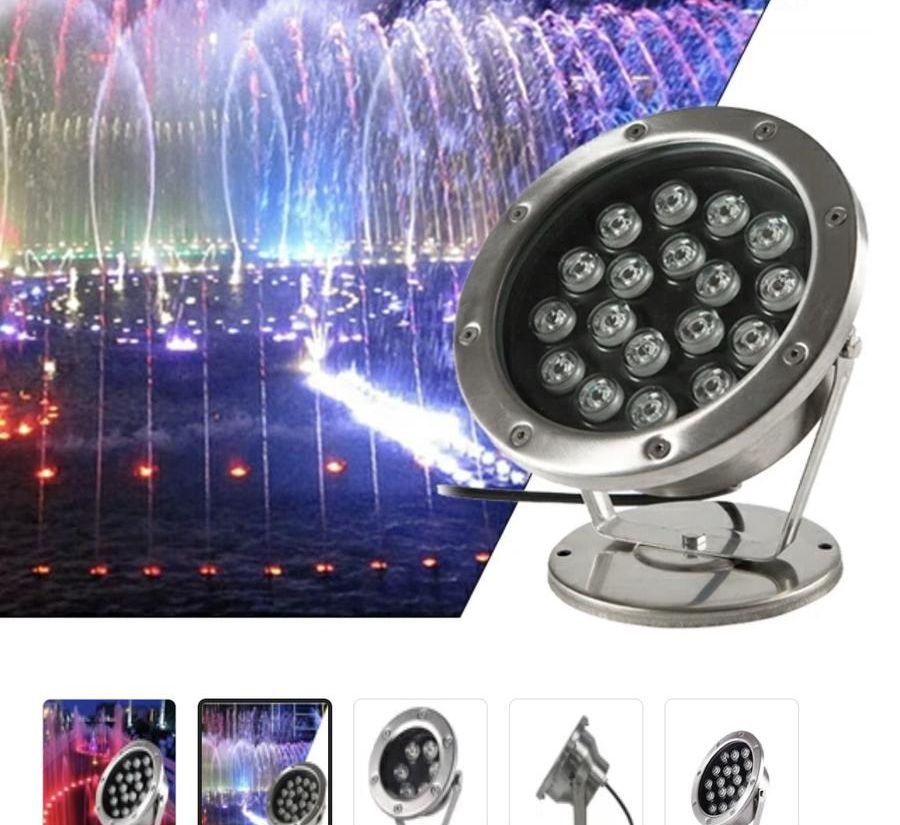 Fountain light Underwater