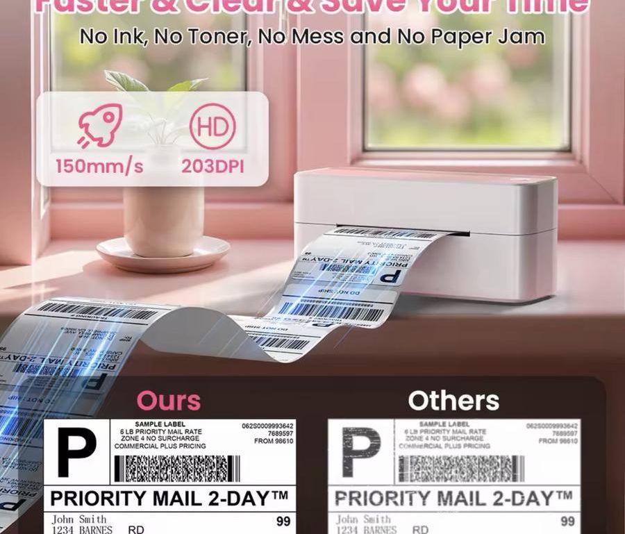 طابعه بوليصات phomemo