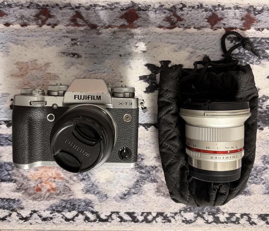 Fujifilm x-t3 مع