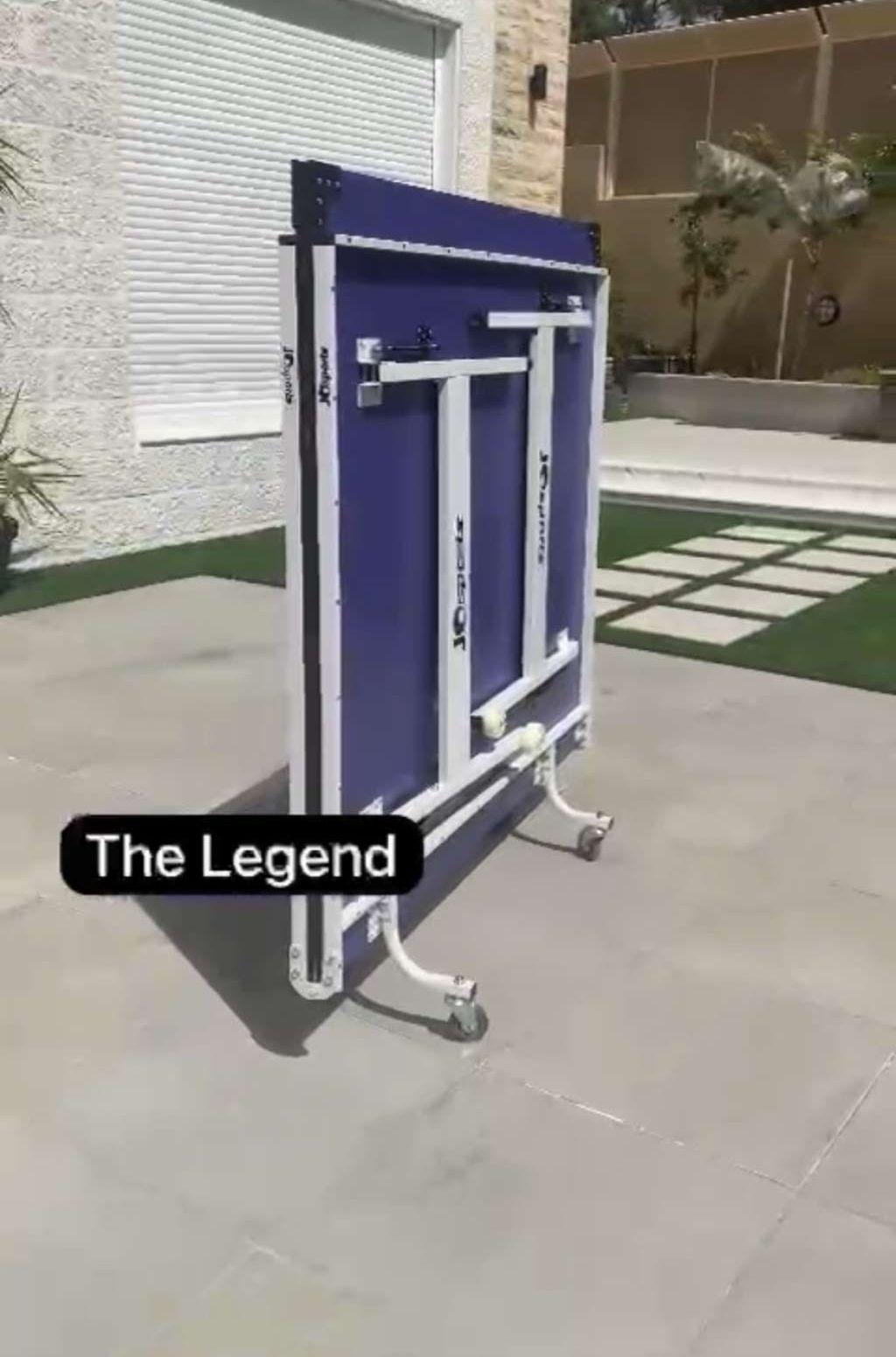 طاولة تنس لون