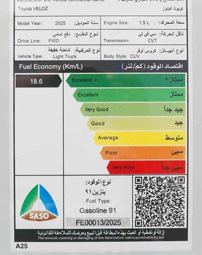 تويوتا فيلوز 2025