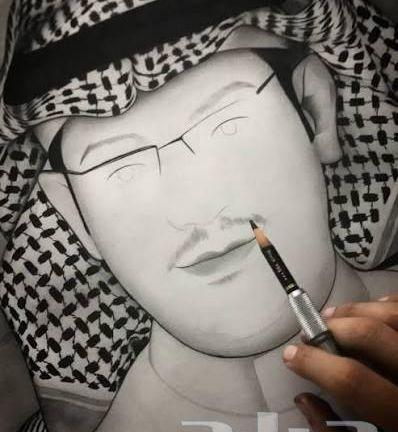 رسم بورتريه ابيضّ