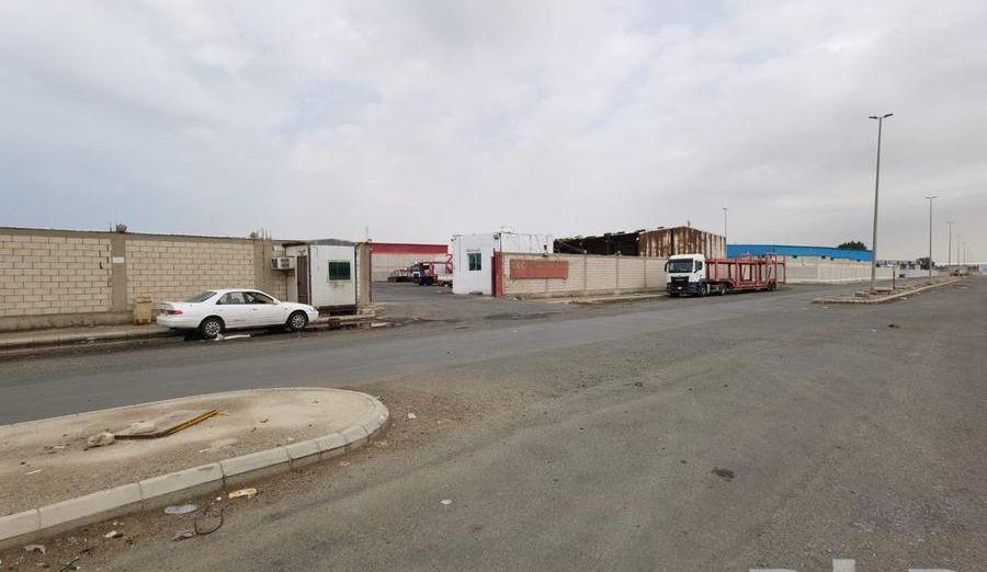حوش للايجار مساحة