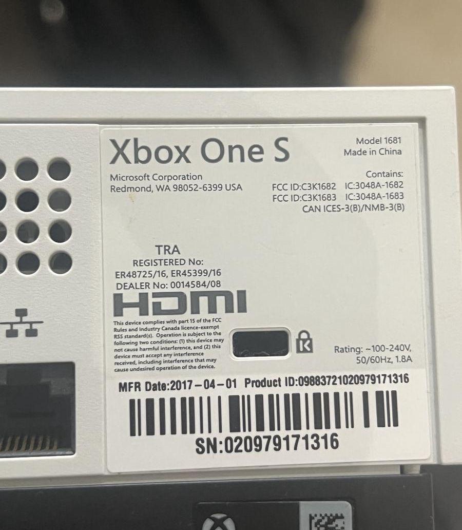 Xbox one s