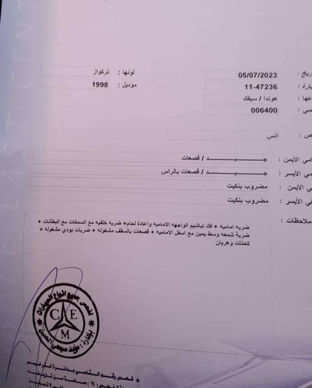 1998, هوندا, سيفيك,