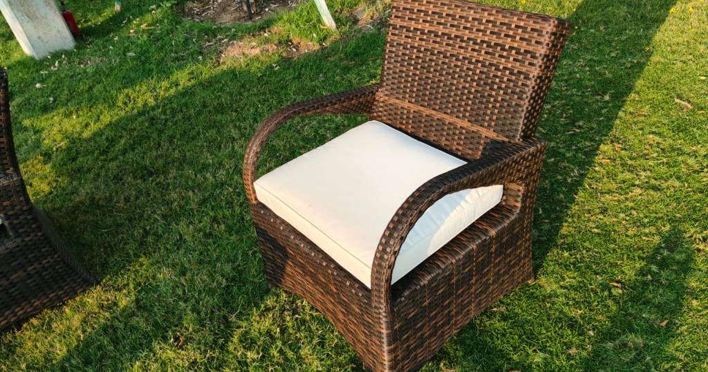 Outdoor rattan sofa