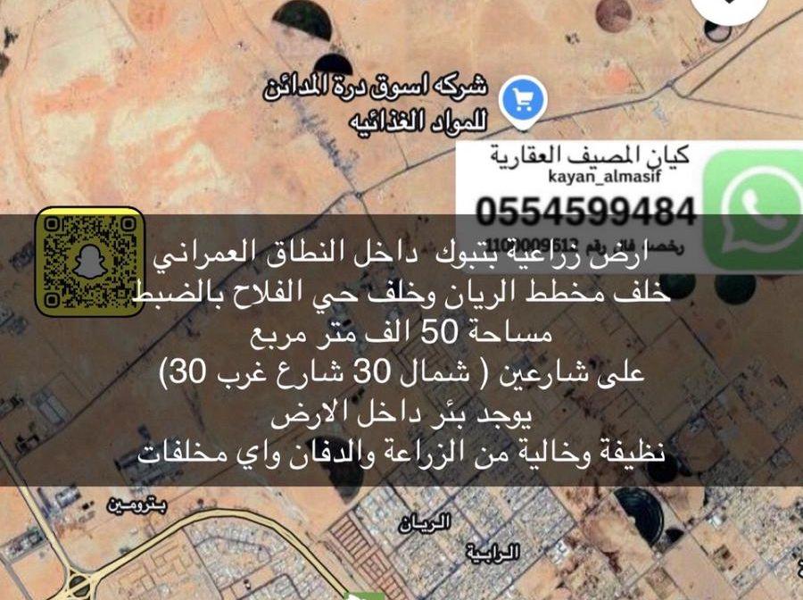 للبيع اراضي زراعية