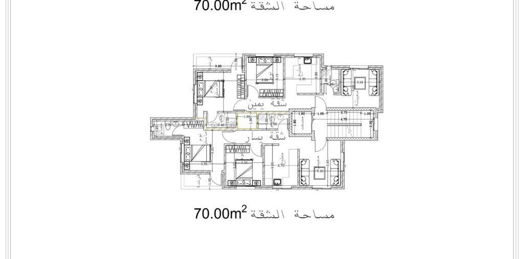شقه طابق ثاني