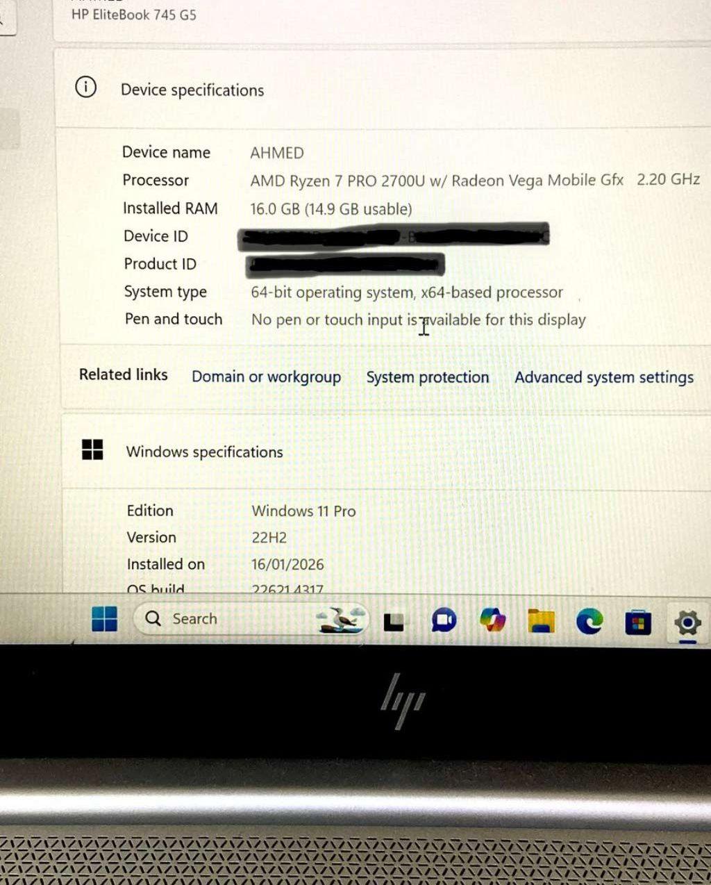 Hp elitebook amd