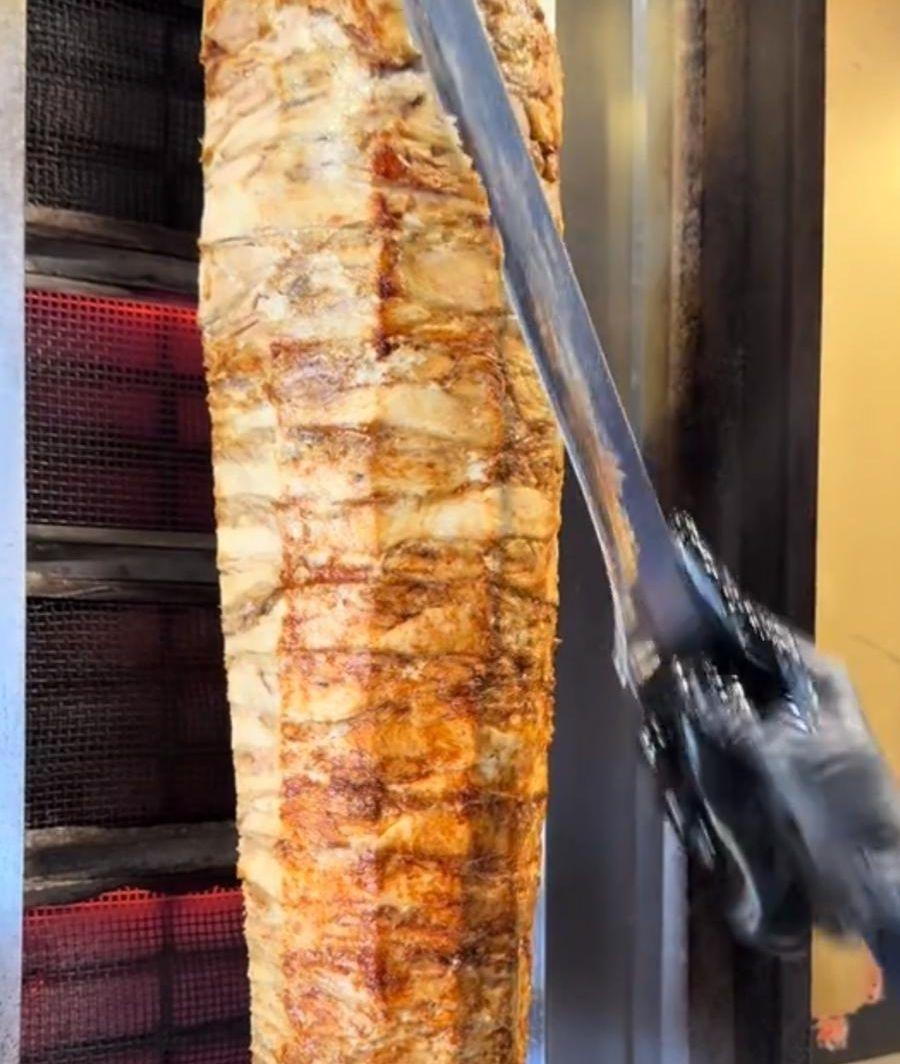 أسياخ شاورما متبلة