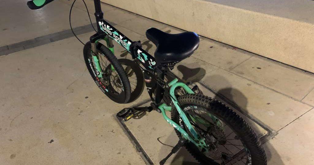 used green foldable