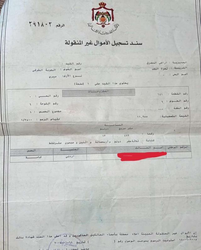 قطعة ارض استثمارية
