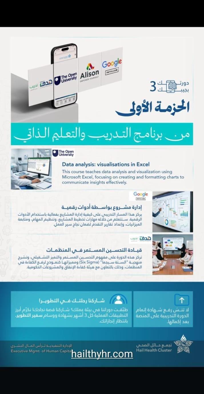 إنجاز دورات برنامج