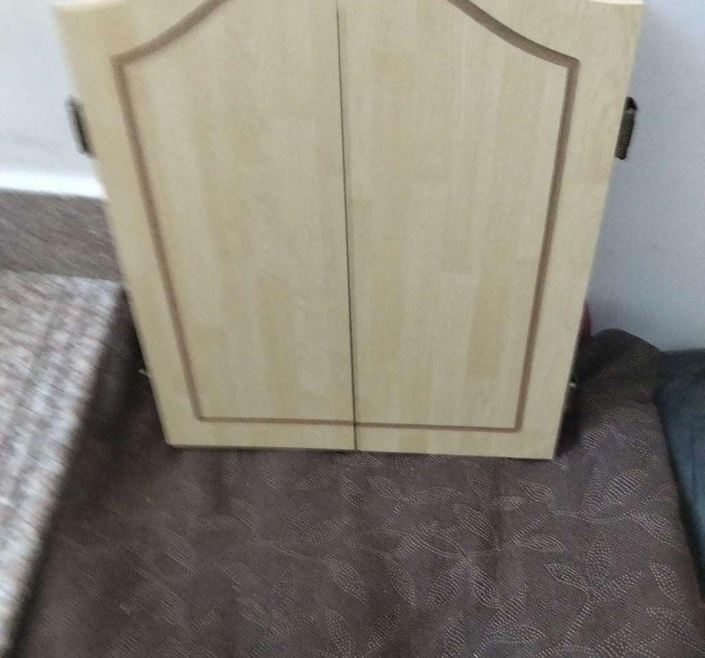 Darts game cabinet