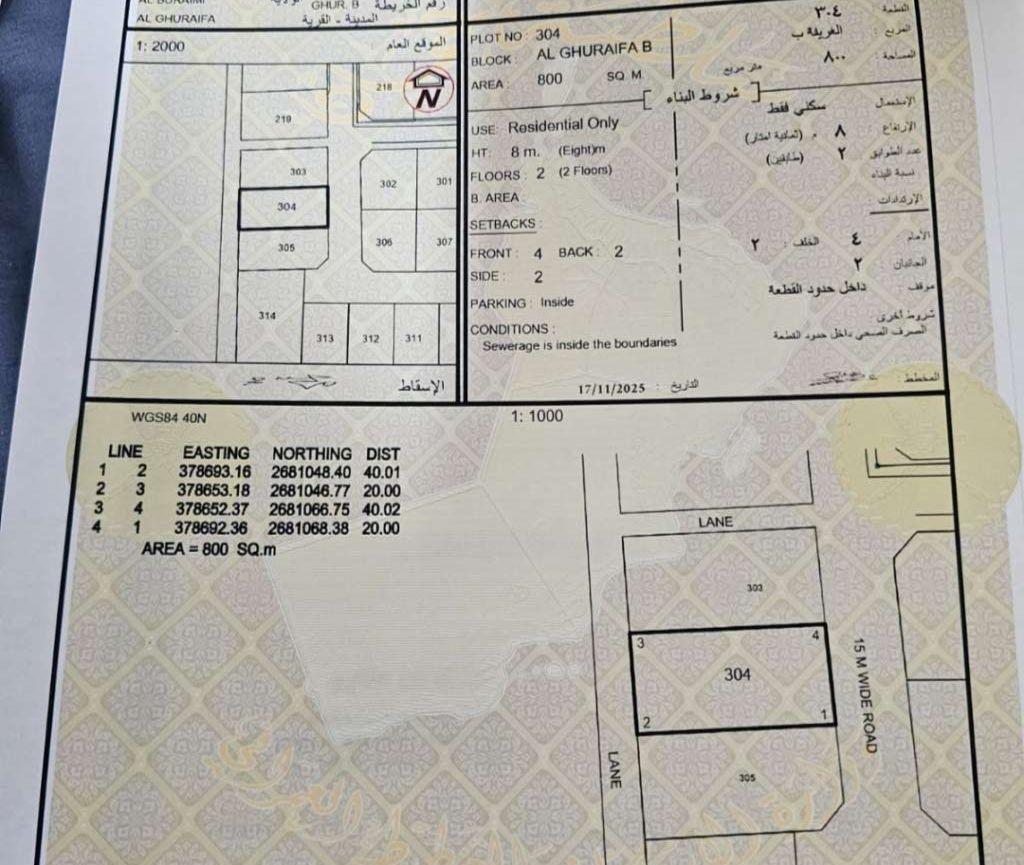 ارضين شبك للبيع