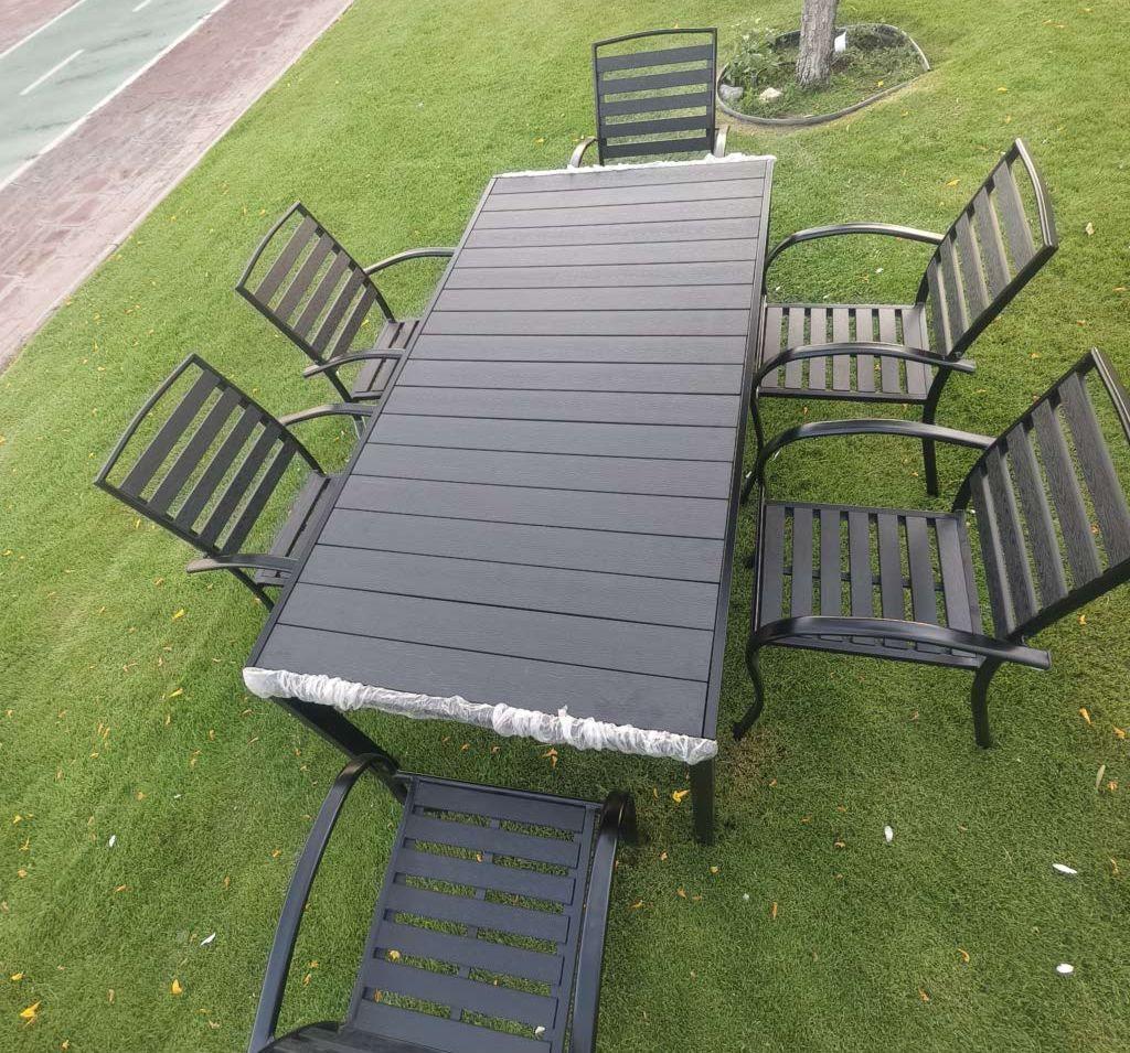 Outdoor dining table