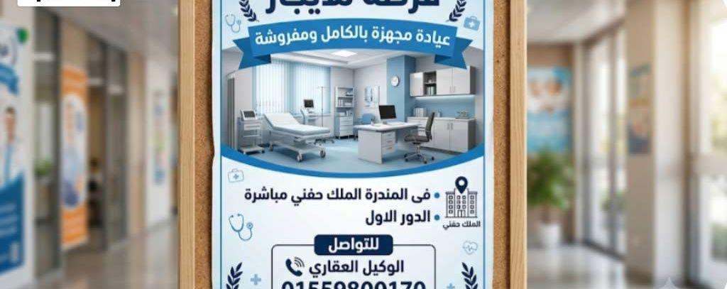 فرصة عيادات للايجار